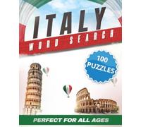 Italy Word Search: Italy Word Search with easy-to-read print all about, Italy! 7.5x9.25 inches, great gift for vacations, holidays, and relaxation. Get your copy today!