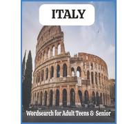 Italy Word Search Puzzle Book: 50+ Italy Word Search Puzzles • Large-Print 8.5×11 Format • Perfect Gift for Italy Lovers, Travel Fans & Puzzle Enthusiasts