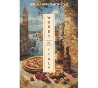 Italy Word Search Puzzle Book for Adults: Travel-Themed Brain Games with Easy-to-Read Print