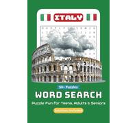 Italy Word Search Puzzle Book: Fun Puzzles Featuring Landmarks, Cities, and Italian Culture