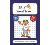 Italy Word Search Puzzle Book: Italy Word Search Puzzle Book: Word Searches with Easy to Read Print about Italy, Rome, Venice, Travel, and More | 6x9 ... … Gift for Vacations, Holidays and Free Times