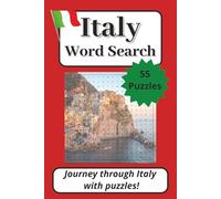 Italy Word Search Puzzle Book: Journey Through Italy with 55 Puzzles