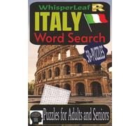 ITALY Word Search Puzzle Book: Word Search for Adults and Seniors about Italy , Italy cities, Italian culture and More / Brain Games / 6x9 Inches / ... Holiday, Vacation and Free Times / 100+ Pages