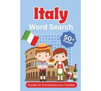 Italy Word Search Puzzle Book: Word Searches with Easy to Read about Italy, Italian Food, Italian Cities and More | 6x9 inches, 110 pages | 50+ Puzzles... Gift for Vacations, Holidays and Free Time