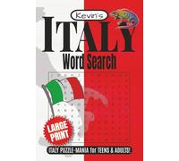 Italy Word Search Puzzle Book: Word Searches with Easy to Read, Large Print about Italy and it's Exciting Cities, Culture, History and More! | 6 x 9 inches | 110 pages | 55 Puzzles