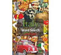 Italy Word Search Puzzle Book: Word Searches with Easy to Read Print about Beautiful Italy, Dolce Vita, Delicious Food and More | 6x9 inches, 110 ... Gift for Vacations, Holidays and Free Times