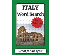 Italy Word Search Puzzle Book: Word Searches with Easy to Read Print about Italy | 6 x 9 inches, 110 pages | 50+ Puzzles | Great Gift for Traveling, Holidays, and Free Time