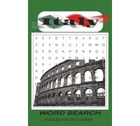 ITALY Word Search Puzzle Book: Word Searches with Easy to Read Print about Italy, Architecture, Culture and More | 6x9 inches, 110 pages | 50+ ... Gift for Vacations, Holidays and Free Times