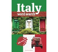 Italy Word Search Puzzle Book: Word Searches with Easy-to-Read Print about Italy, Culture, Travel, Food, and More | 6x9 inches, 114 pages | 50+ ... Gift for Vacations, Holidays, and Free Time