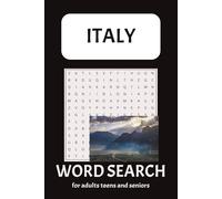 Italy Word Search Puzzle Book: Word Searches with Easy to Read Print about Italy, Italian Cuisine, Italian History, and More | 6x9 inches, 110 pages | ... Gift for Vacations, Holidays, and Free Times
