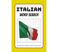 Italy Word Search Puzzle Book: Word Searches with Easy to Read Print about Italy, Italian, Culture and More | 6x9 inches, 110 pages | 50+ Puzzles ... Gift for Vacations, Holidays and Free Times