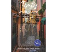 Italy Word Search Puzzle Book: Word Searches with Easy to Read Print about Italy, Italian Landmarks, Italian Food and More | 6x9 inches, 110 pages | ... for Vacations, Holidays, and Leisure Time