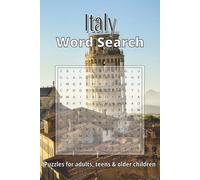 Italy Word Search Puzzle Book: Word Searches with Easy-to-Read Print about Italy, Italian life, Rome and More | 6x9 inches, 110 pages | 50+ Puzzles... Gift for Vacations, Holidays, Relaxation time