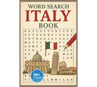 Italy Word Search Puzzle Book: Word Searches with Easy to Read Print about Italy, Rome, Milano and More | 6x9 inches, 110 pages | 50+ Puzzles ... Gift for Vacations, Holidays and Free Times