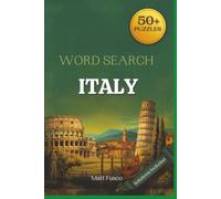 Italy Word Search Puzzle Book: Word Searches with Easy to Read Print about Italy, Travel, Italian Food and More | 6x9 inches, 110 pages | 50+ Puzzles ... Gift for Vacations, Holidays and Free Times