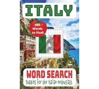 Italy Word Search puzzles for the Italian enthusiasts: 495 words to find about Italy