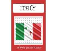 Italy Word Search Word Puzzle: Word searches with easy-to-read print Italy, Italian food, and Travel