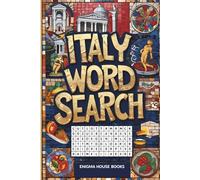 Italy Word Search: Word Searches with Easy to Read Print about History, Art, Food and Legends and More | 6x9 inches, 110 pages | 50+ Puzzles... Gift for Vacations, Holiday and Free Times