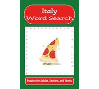 Italy Word Search: Word searches with easy to read print about Italy, travel, food, and more