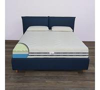 ITALYMATERASSI Colchón individual MED 3.1 95 x 195 cm de espuma viscoelástica y muelles embolsados con 1 cojín, altura 24 cm, dispositivo médico deducible, fabricado en Italia
