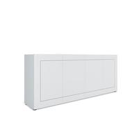 Itamoby Aparador 4 puertas 200 x 40 x 83,5 cm Elios blanco brillante