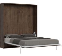 Itamoby Cama abatible 160 vertical effecto madeira nogal