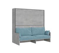 Itamoby Cama doble plegable Kando con sofá de hormigón, color azul