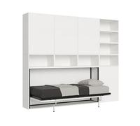 Itamoby Cama Kando individual blanco fresno composición E