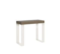 Itamoby - Consola extensible (90 x 40/196 cm), color gris