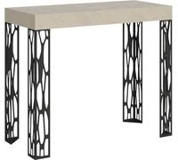 Itamoby Consola extensible 90x40/196 cm efecto madera cachemira, hierro