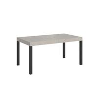 Itamoby Everyday Cashmere - Mesa extensible (160/420 x 90 cm), color gris
