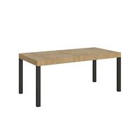 Itamoby, Everyday - Mesa extensible de roble natural, 90 x 180 cm, alargada 284