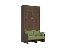 Itamoby Kentaro - Cama doble plegable (140 cm, con sofá y elemento de pared), color verde