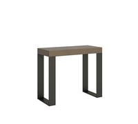 Itamoby Mesa consola extensible 90 x 40/196 cm Tecno Small gris