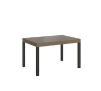 Itamoby Mesa extensible 120/380 x 90 cm Everyday gris con patas antracita