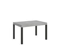 Itamoby Mesa extensible 120/380 x 90 cm Everyday hormigón patas antracita