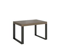 Itamoby Mesa extensible 120/380 x 90 cm Tecno gris con patas antracita