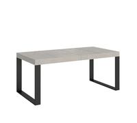 Itamoby Mesa extensible 120/380 x 90 cm Tecno Premium cachemira patas antracita