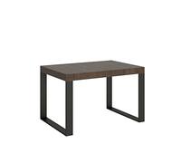 Itamoby Mesa extensible 120/380 x 90 cm Tecno Premium nogal patas antracita