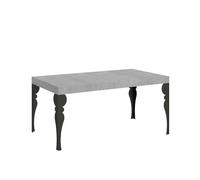 Itamoby Mesa extensible 130/390 x 90 cm Paxon Premium hormigón patas antracita