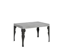 Itamoby Mesa extensible 140/400 x 90 cm Paxon hormigón patas antracita
