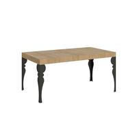 Itamoby Mesa extensible 140/400 x 90 cm Paxon Premium roble natural patas antracita