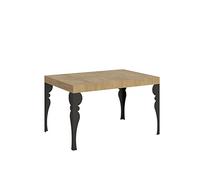 Itamoby Mesa extensible 140/400 x 90 cm Paxon roble naturaleza patas antracita