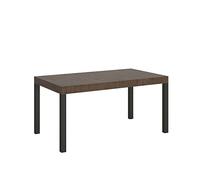 Itamoby Mesa extensible 160/244 x 80 cm Everyday nogal patas antracita