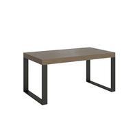 Itamoby Mesa extensible 160/264 x 90 cm Tecno gris con patas antracita