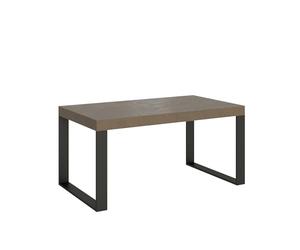 Itamoby Mesa extensible 160/264 x 90 cm Tecno gris con patas antracita