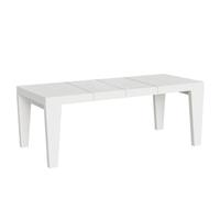 Itamoby Mesa extensible 160/420 x 90 cm Spimbo Premium blanco fresno