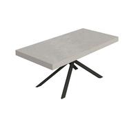 Itamoby Mesa extensible 180/284 x 90 cm Niket cachemira patas antracita