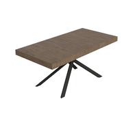 Itamoby Mesa extensible 180/284 x 90 cm Niket nogal patas antracita