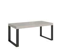 Itamoby Mesa extensible 180/284 x 90 cm Tecno cachemira patas antracita